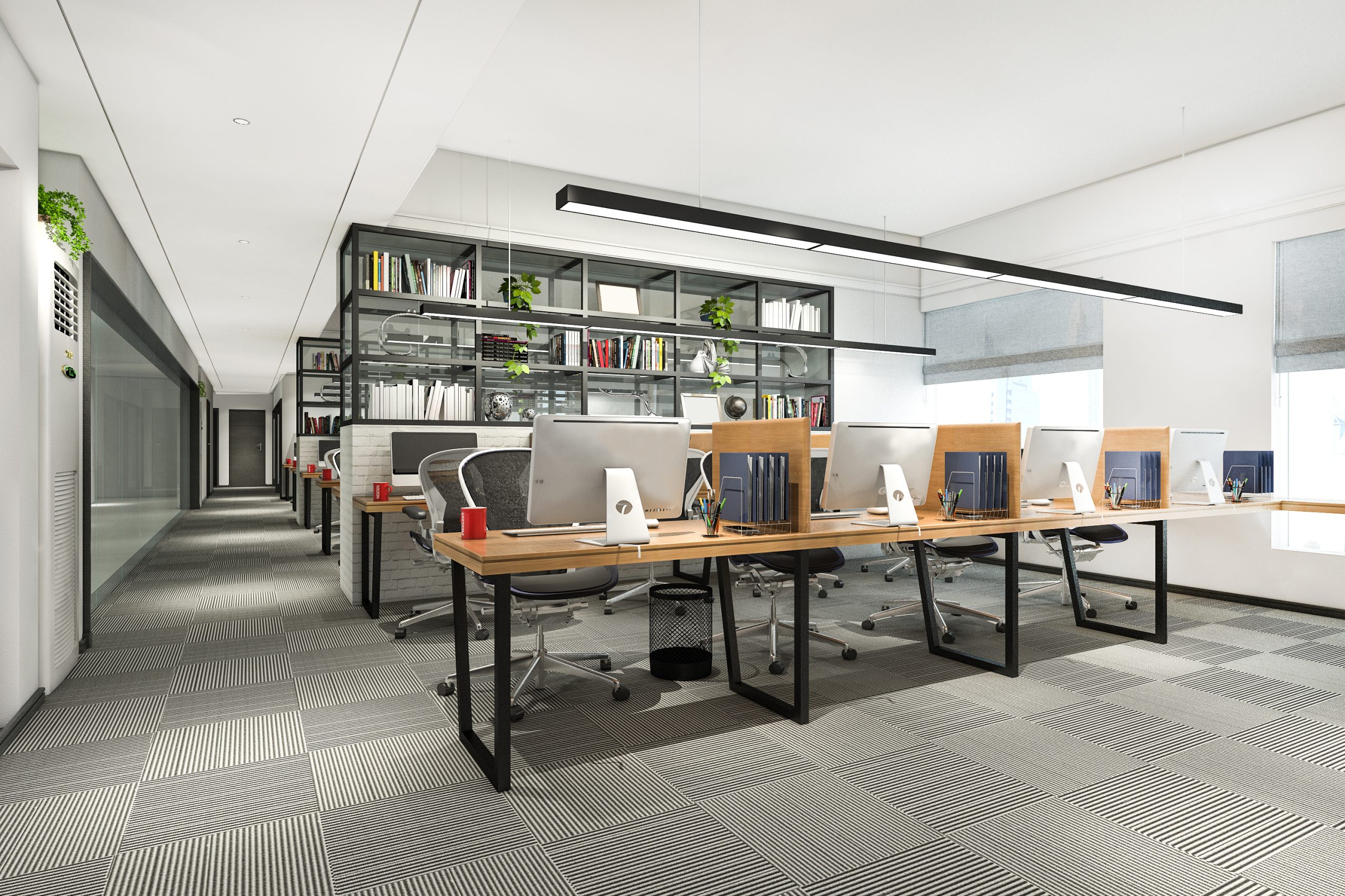 business meeting and working room on office building